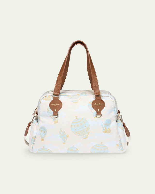 Logo-Print Hot Air Balloon Changing Bag